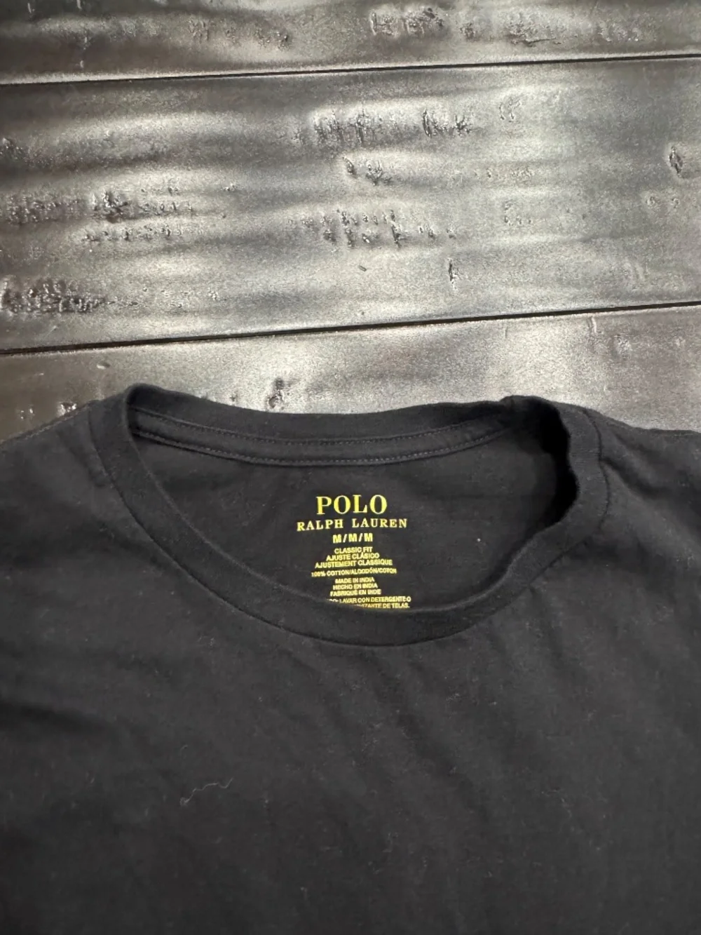 Polo Ralph Lauren Men's Black Classic Fit Crew Neck T-Shirt Size Medium